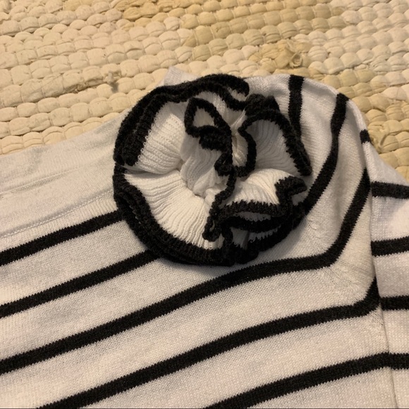 Ann Taylor Loft Petite Rosette 3/4 Sleeve Sweater - Picture 2 of 3